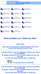 Mobile Screenshot of electricianmath.com